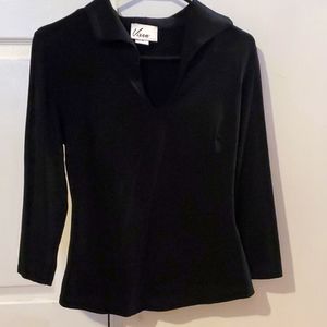 Vixen black 3/4 sleeve shirt size small